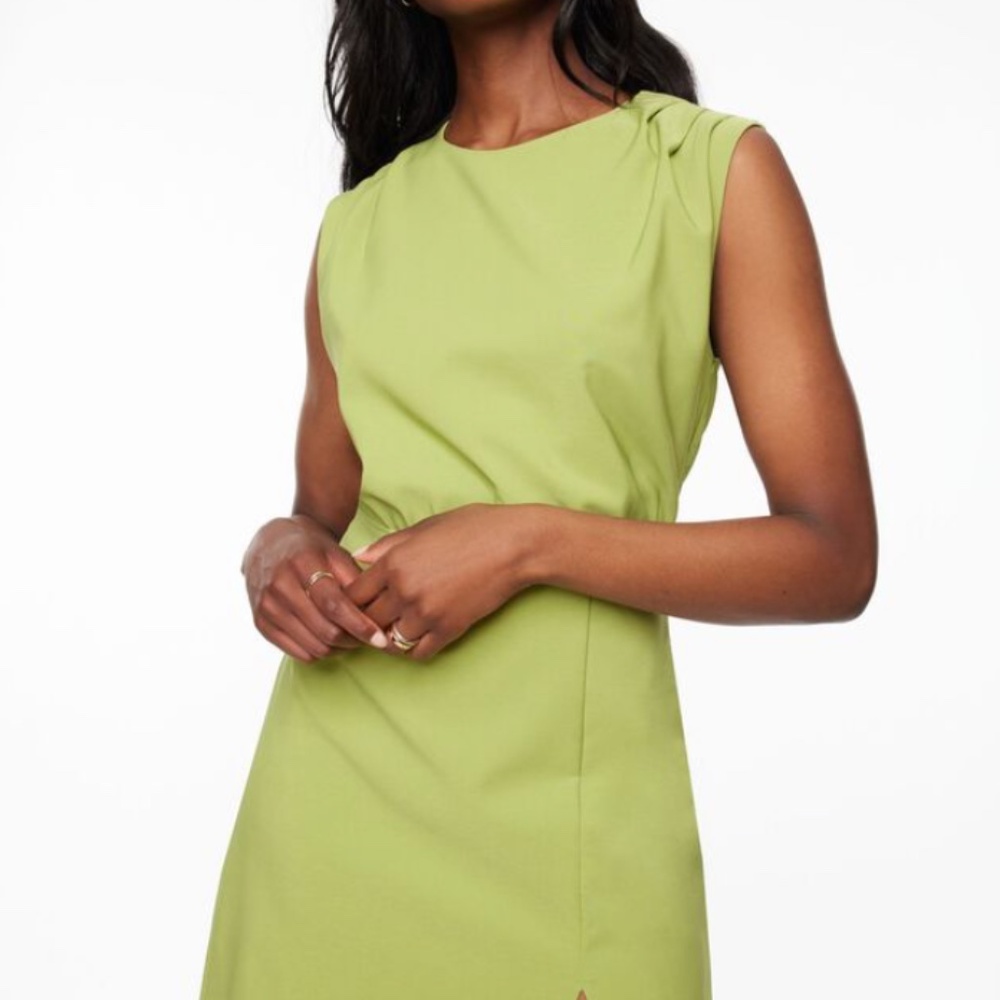 Dynamite Sleeveless Mini Dress Green